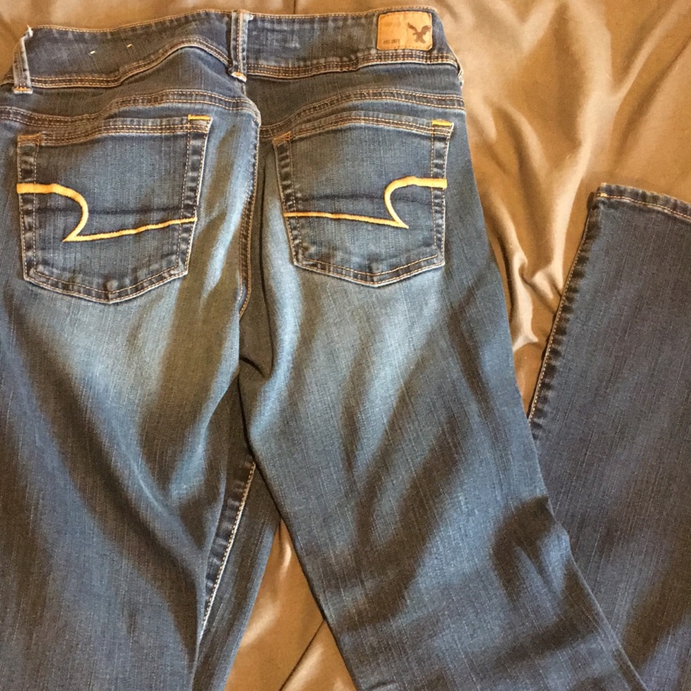 American Eagle jeans kick boot